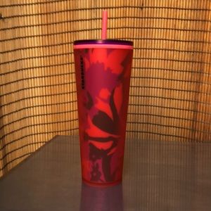 NEW STARBUCKS Camouflage Pink, Red, Purple & Black Collectors 24oz Venti Cup